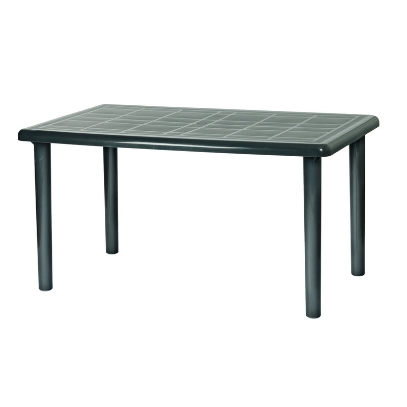 Six-Seater Rectangular Olot Garden Dining Table 140cm x 90cm
