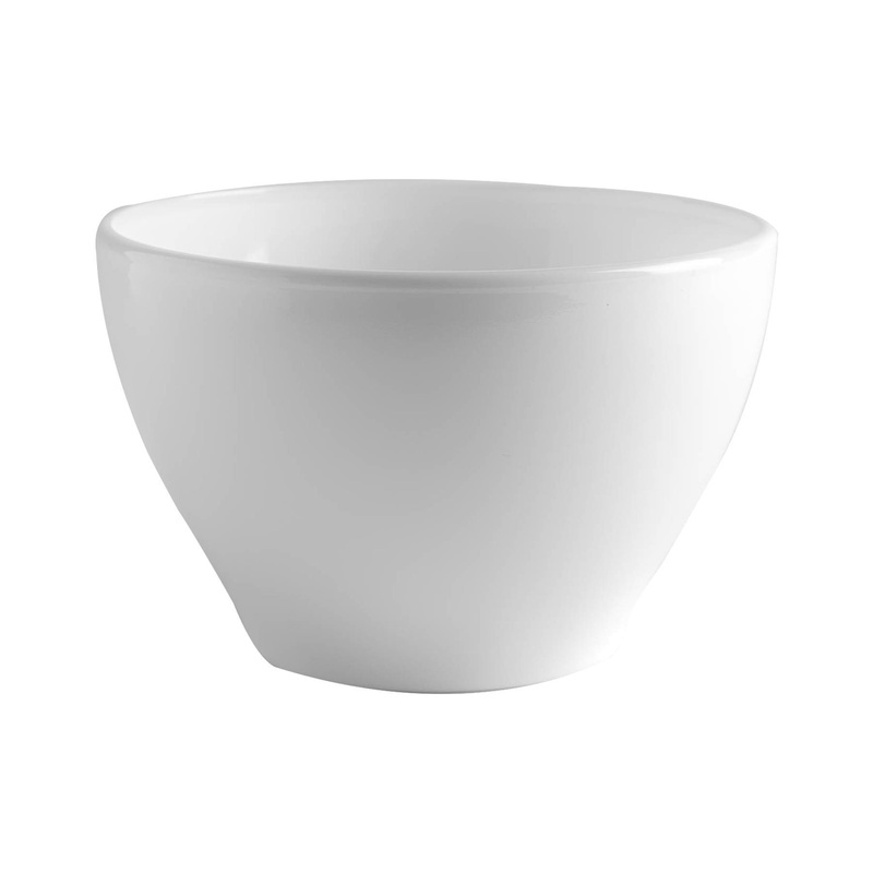 12.5cm White Toledo Glass Cereal Bowl