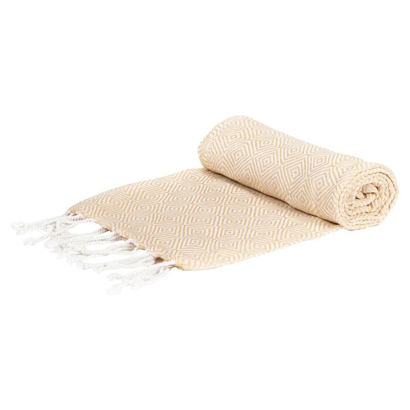 170cm x 90cm Turkish Cotton Diamond Bath Towel