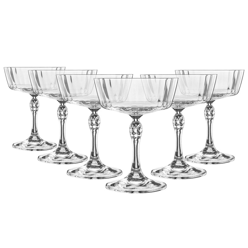275ml America '20s Cocktail Saucers - Pack of Six
