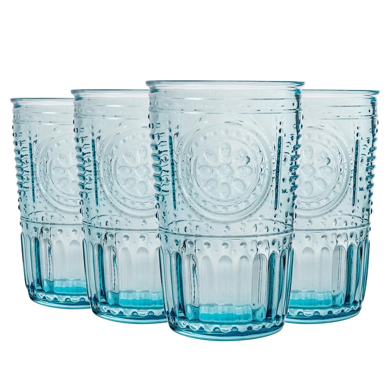 340ml Romantic Highball Glasses - Pack of Four
