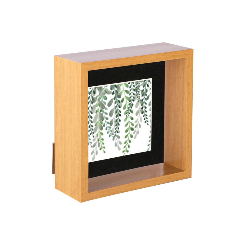 6" x 6" 3D Deep Box Photo Frame with 4" x 4" Mount