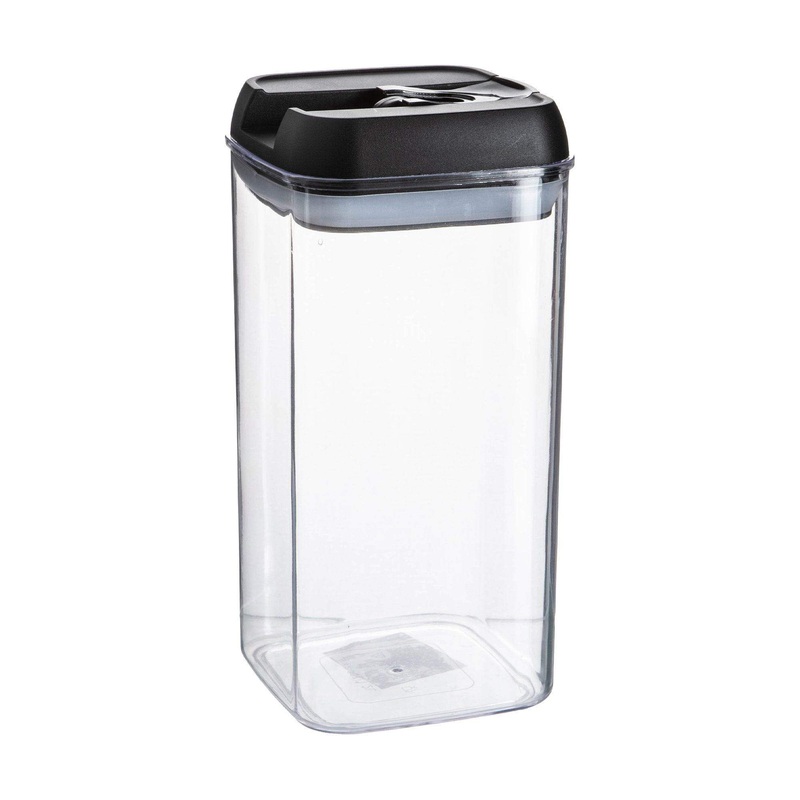 1.2L Flip Lock Plastic Air Tight Food Storage Container air tight and flip top lids.