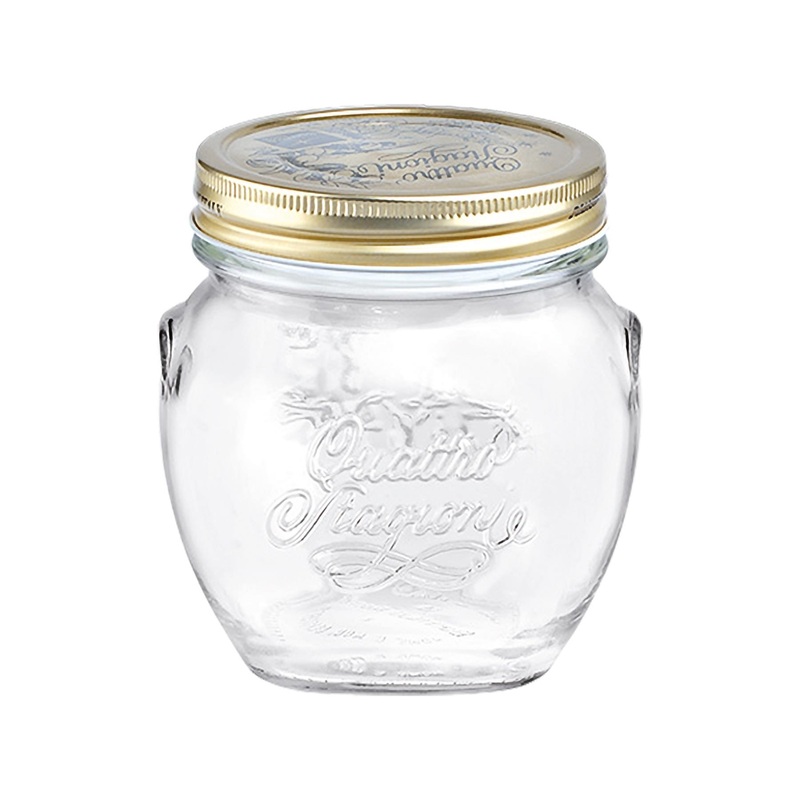 500ml Quattro Stagioni Amphora Glass Storage Jar