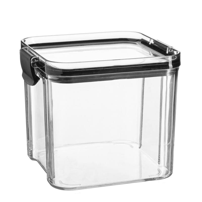 700ml Air Tight Plastic Food Storage Container air tight and flip top lids.