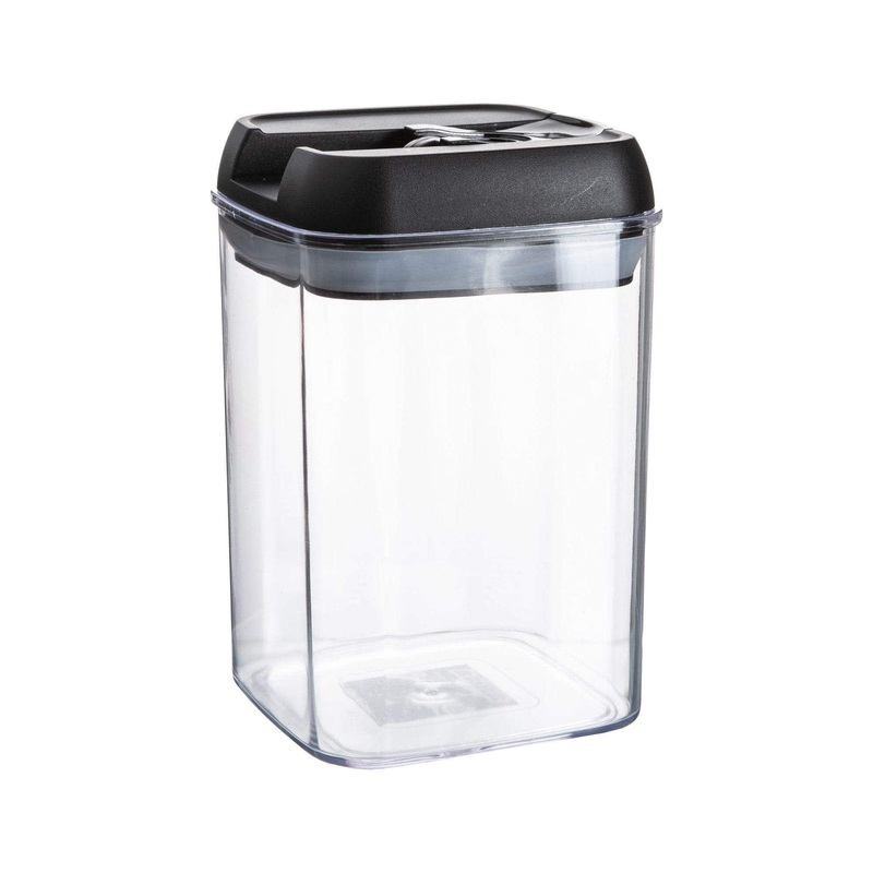 800ml Flip Lock Air Tight Plastic Food Storage Container air tight and flip top lids.