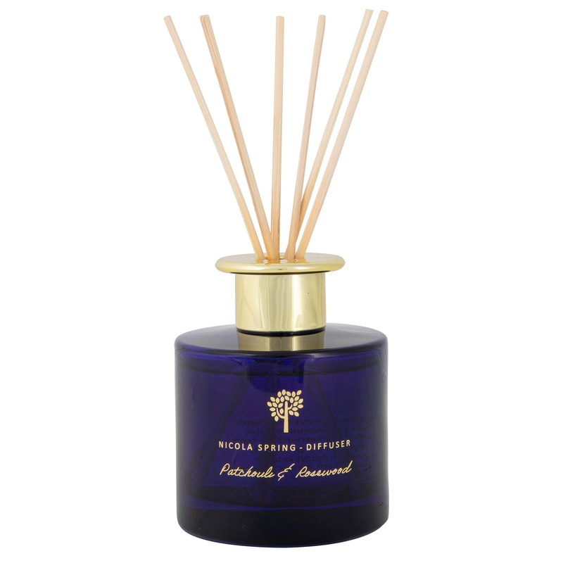 200ml Patchouli & Rosewood Glass Reed Diffuser