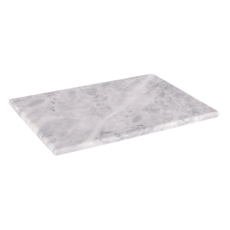 20cm x 30cm White Rectangle Marble Chopping Board