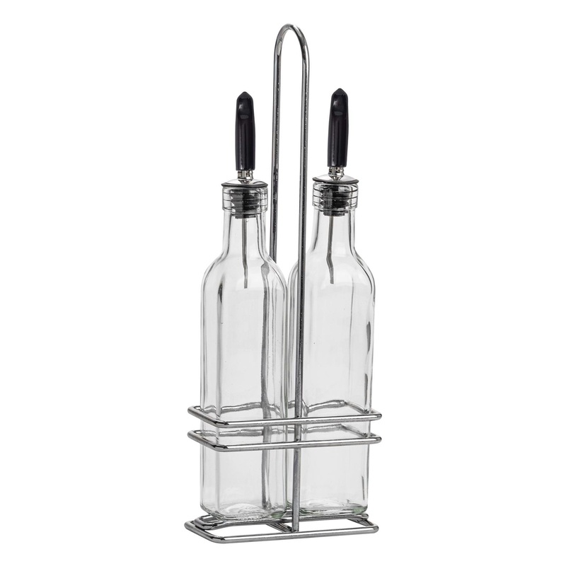 250ml Glass Olive Oil Pourer Bottles with Stand
