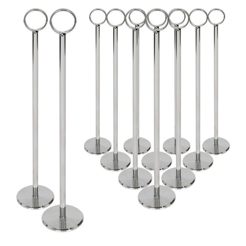 30cm Table Number Holders - Pack of 12