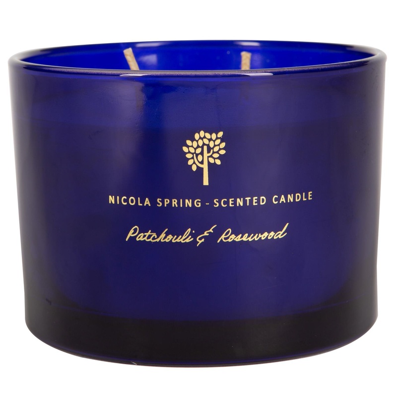 350g Double Wick Patchouli & Rosewood Soy Wax Scented Candle