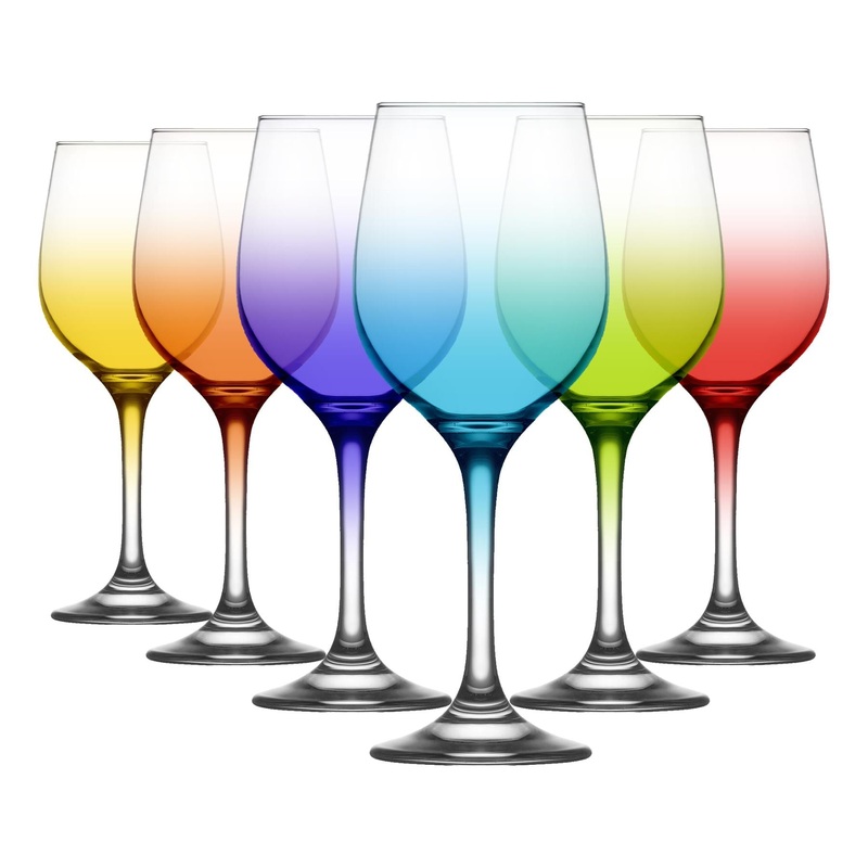 395ml Fame Wine Glasses - Full Colour - Pack of 6