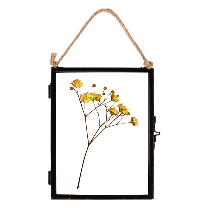 5" x 7" Black Hanging Metal Photo Frame
