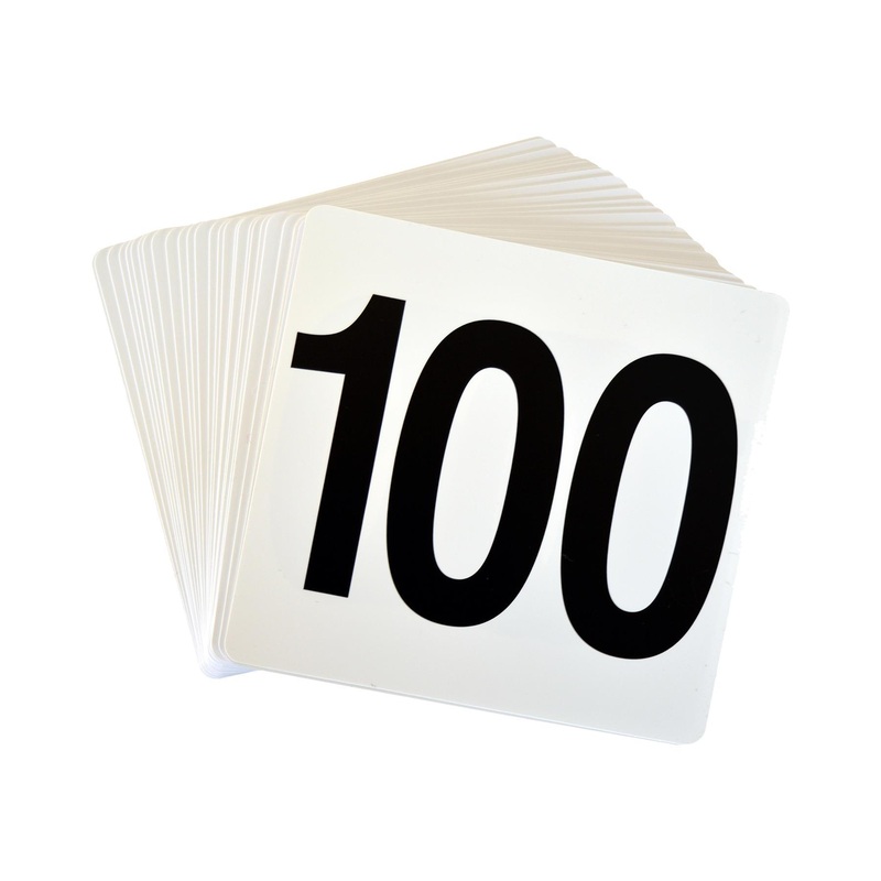 Plastic Table Numbers - 1 to 100