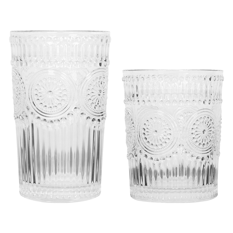 12pc Amore Glass Tumbler Set