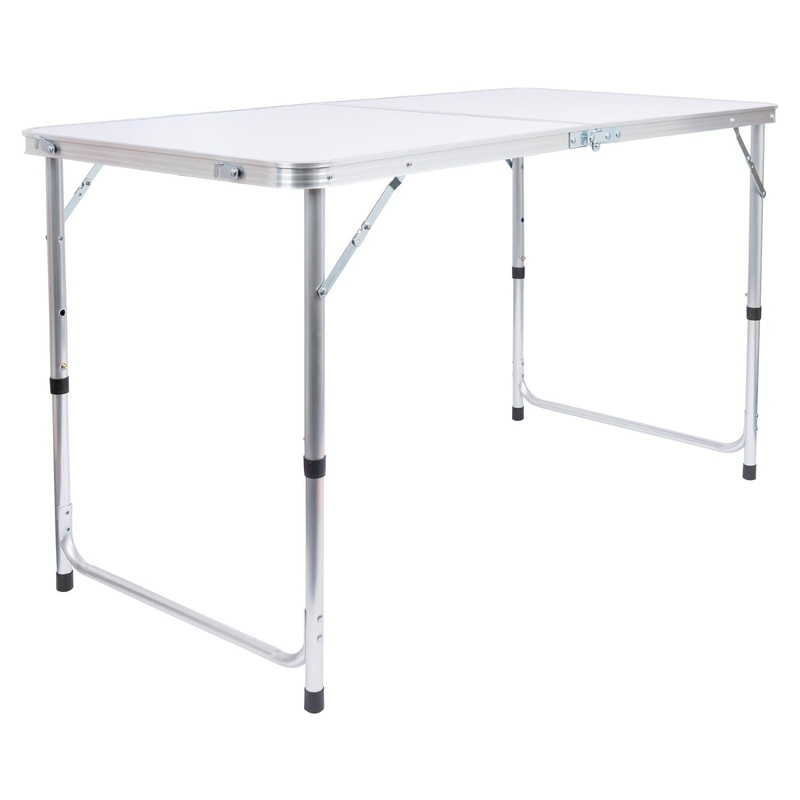Height Adjustable Aluminium Folding Picnic Table