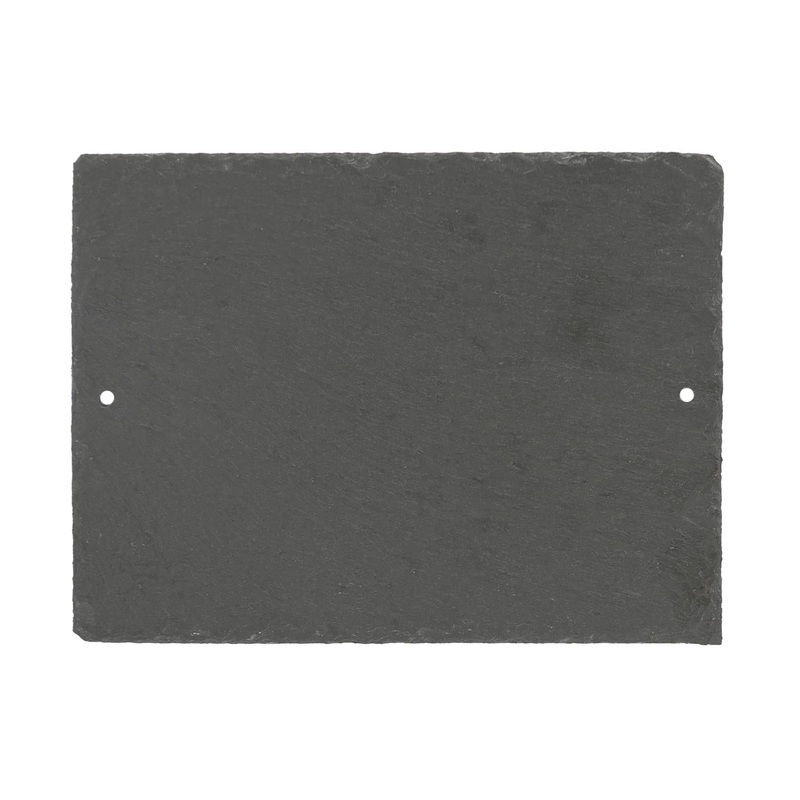 Rectangle Blank Slate House Sign - 20cm x 15cm