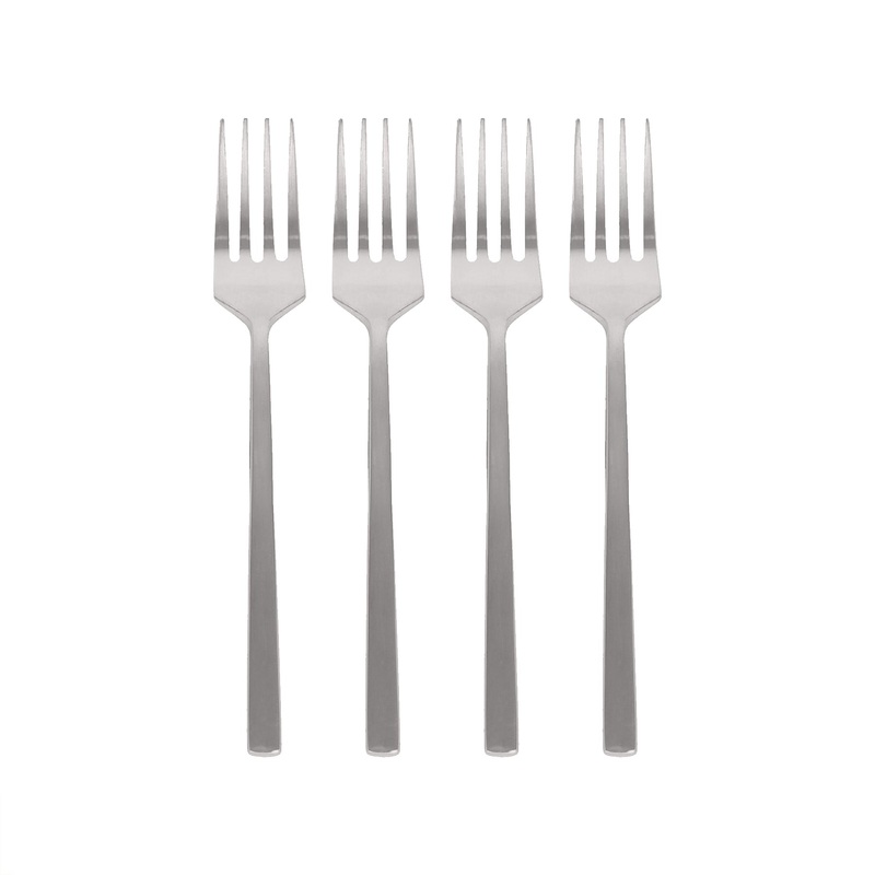 Stainless Steel Cake Forks - 15cm - Pack of Four