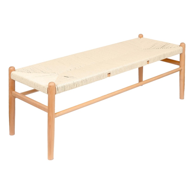 Wooden Wishbone Dining Bench