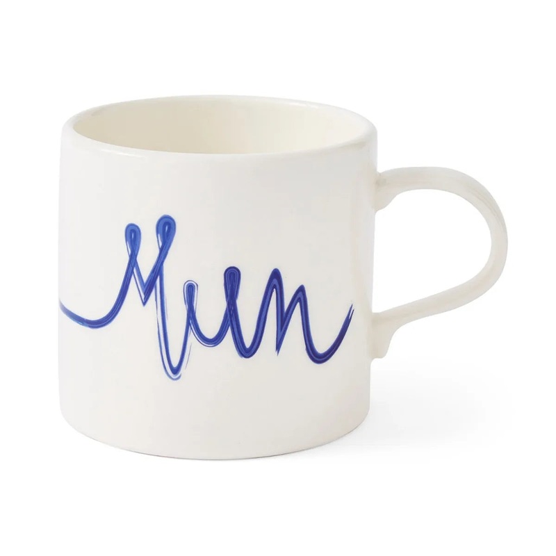 Mug Meirion Blue & White Mum Mug