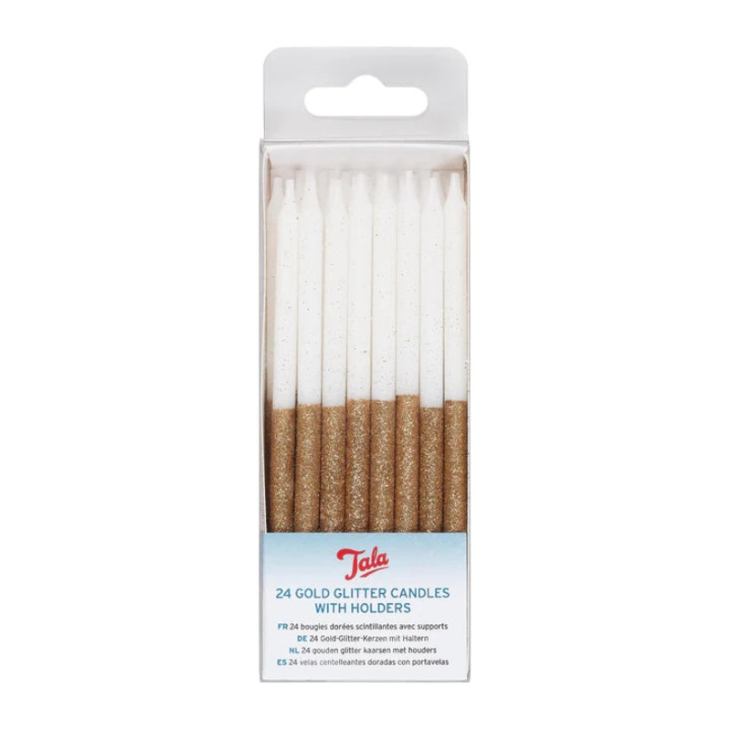 Dayes Tala Gold Glitter Candles