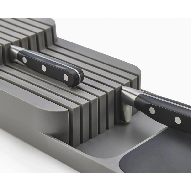 Joseph Joseph DrawerStore Grey Compact Knife Organiser