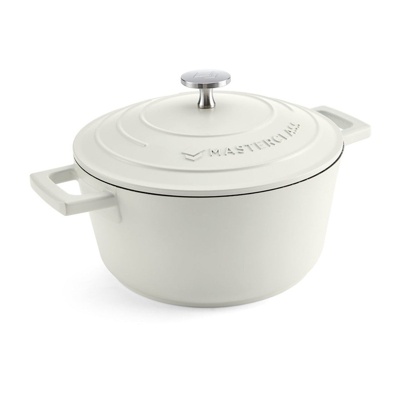 MasterClass Cast Aluminium Cream Casserole - All Sizes