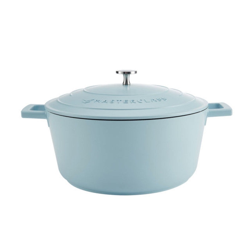 MasterClass Cast Aluminium Sky Blue Casserole - All Sizes
