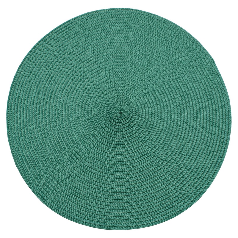 Walton & Co Ribbed Green Placemat