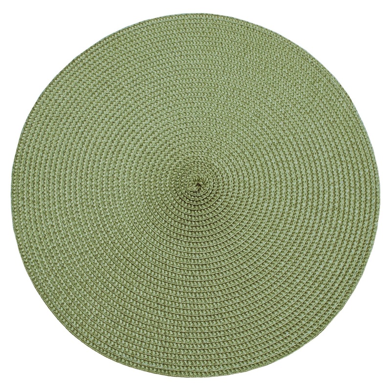 Walton & Co Ribbed Olive Placemat