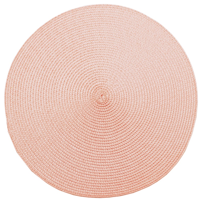 Walton & Co Ribbed Pink Placemat