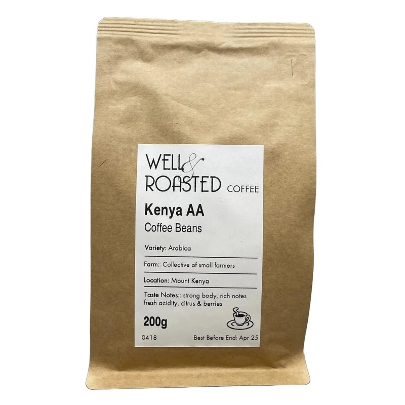 Well Roasted Kenya AA Coffee - All