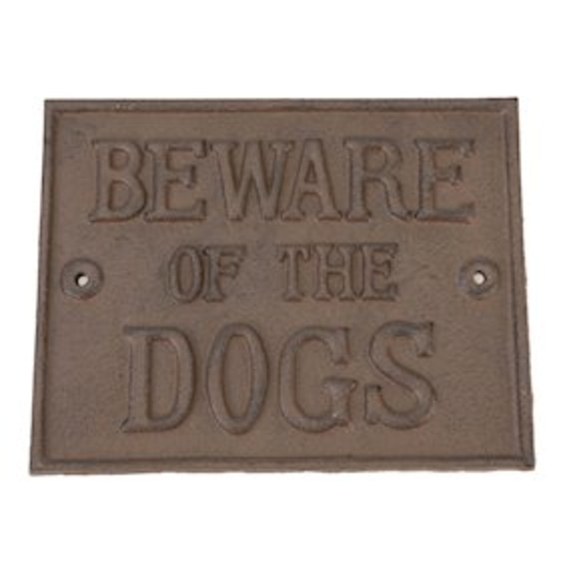 Ascalon Beware Of The Dogs Sign
