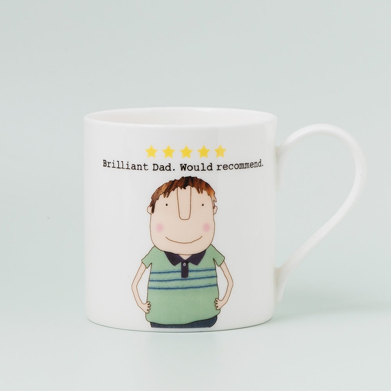 Rosie Made a Thing Five Star Dad Mug