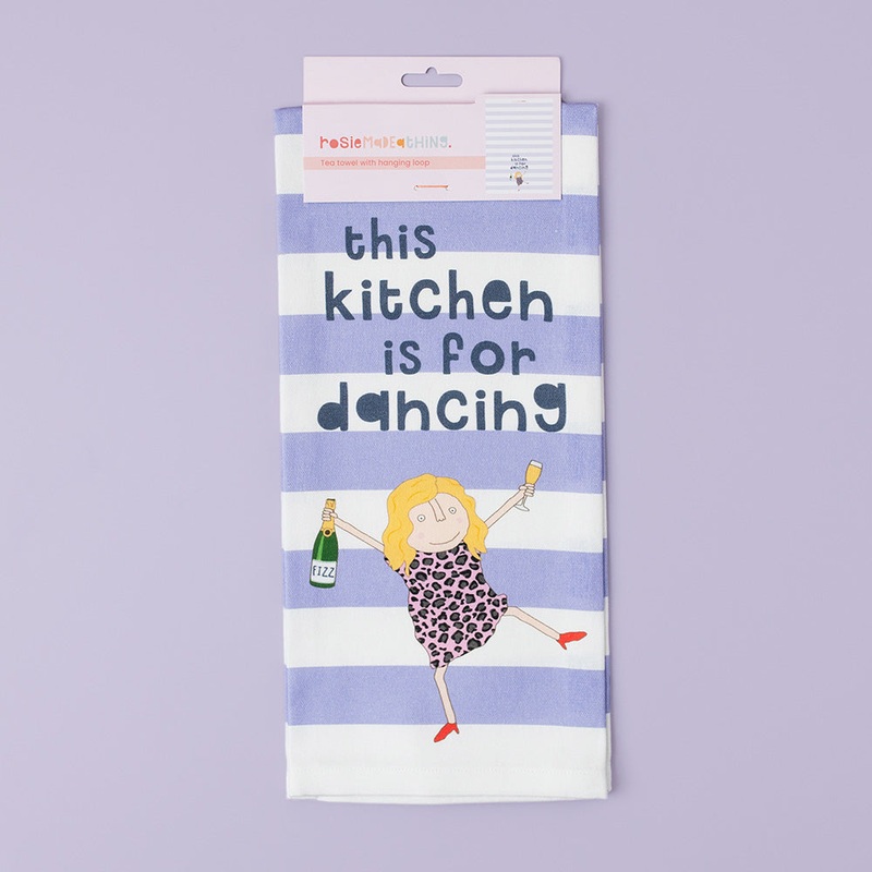 Rosie Made a Thing Kitchen Dancing Tea Towel