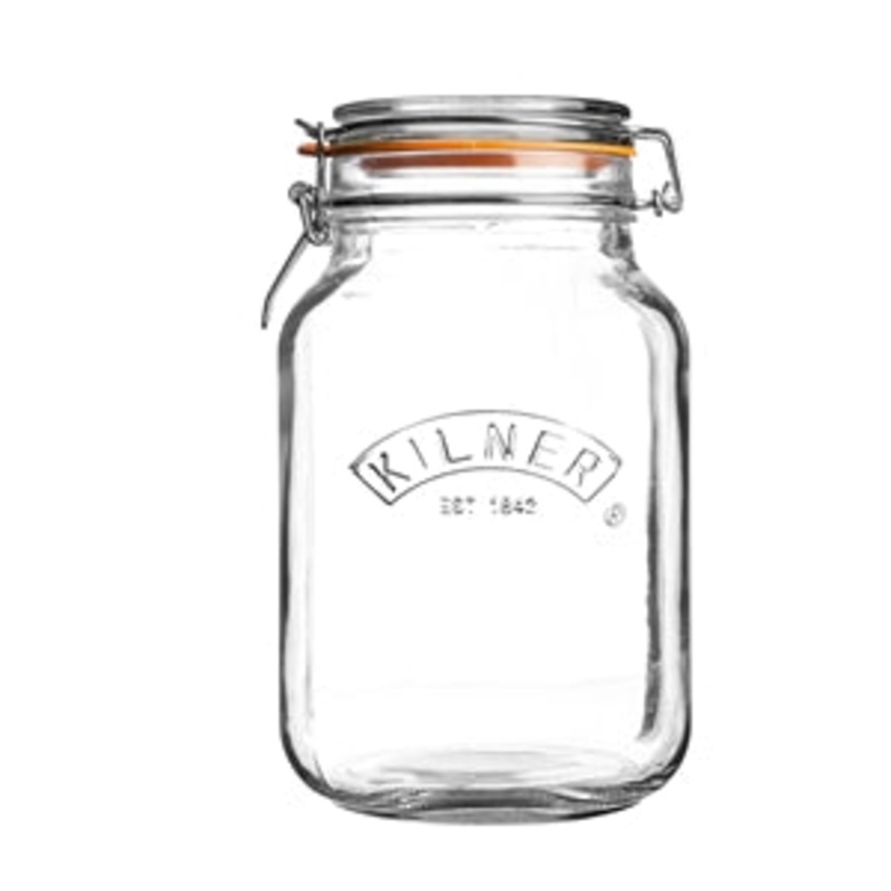 Kilner 2 Litre Square Clip Top Jar