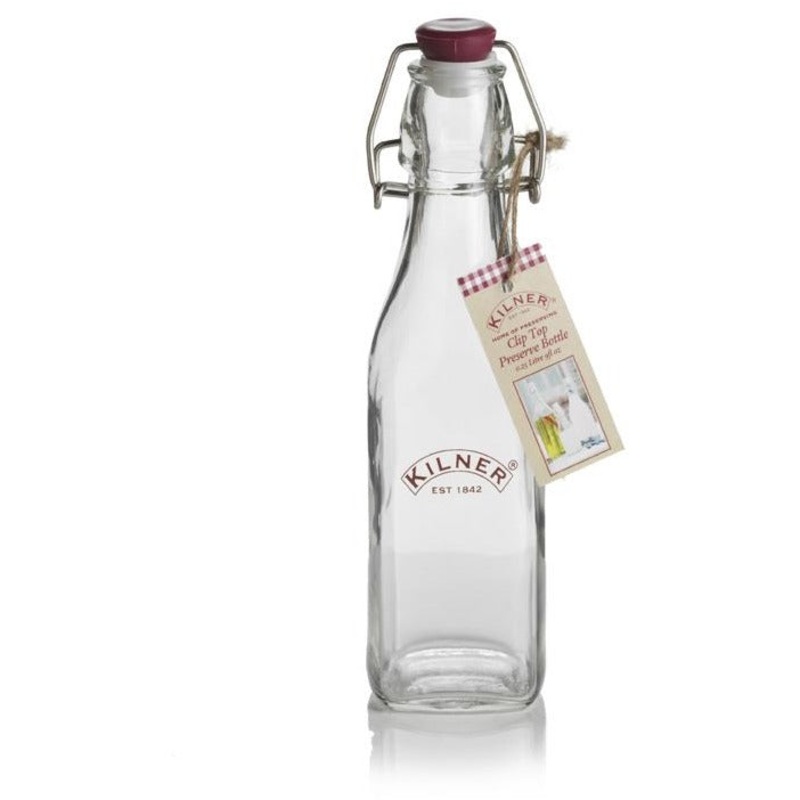Kilner 250ml Square Clip Top Bottle