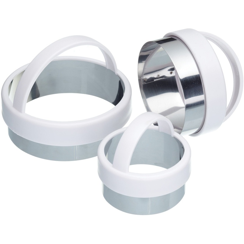 KitchenCraft Set Plain White Cutters