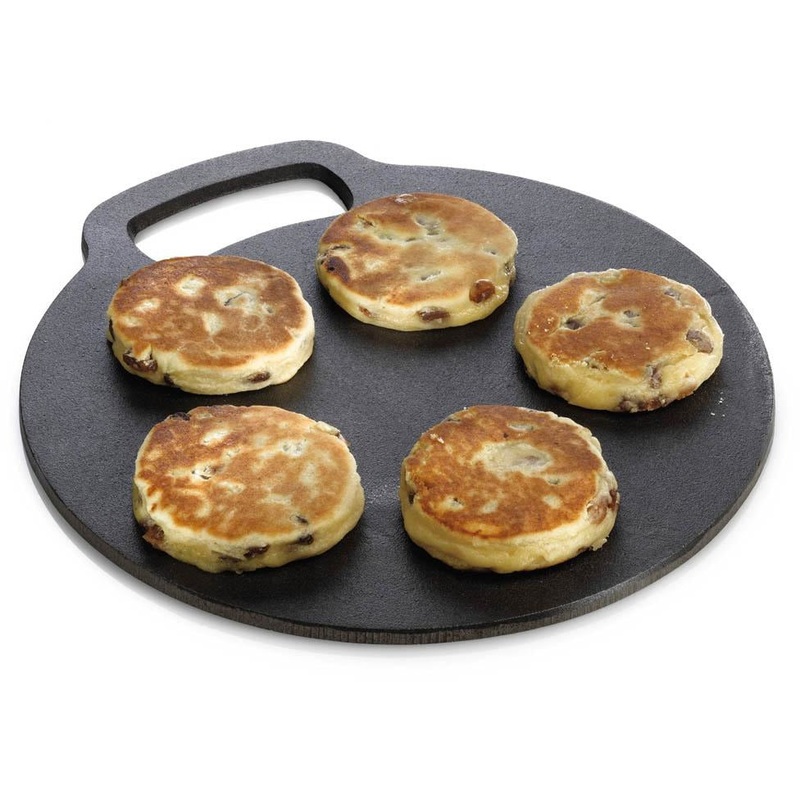 KitchenCraft Cast Iron 27cm Black Baking Stone