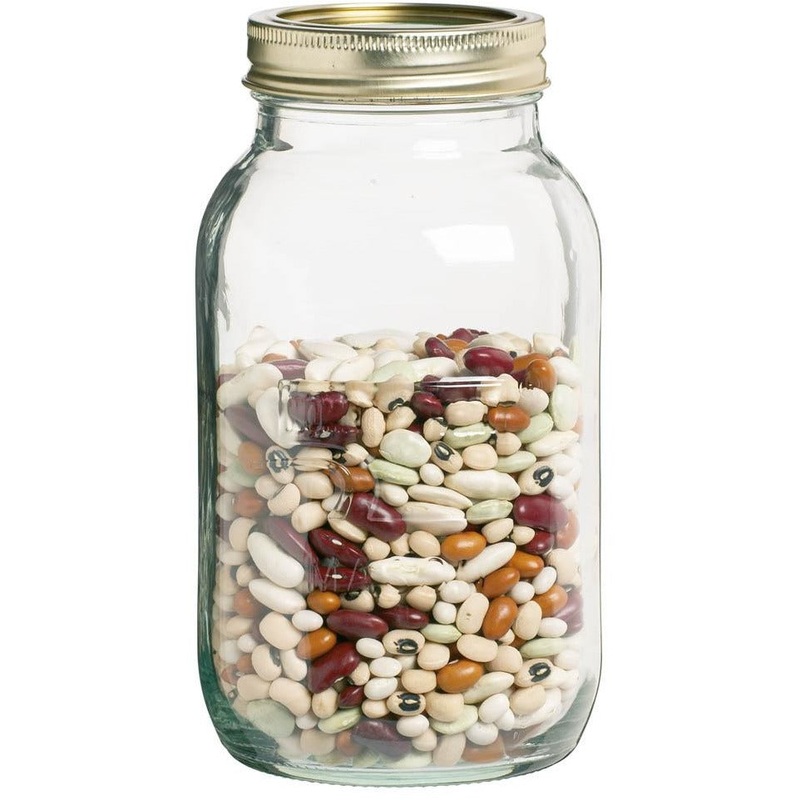 KitchenCraft Glass 1000g Preserving Jar