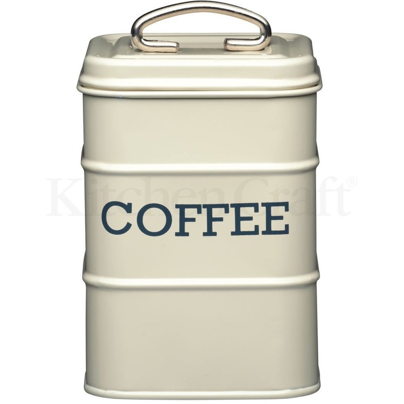 KitchenCraft Nostalgia Cream Coffee Canister