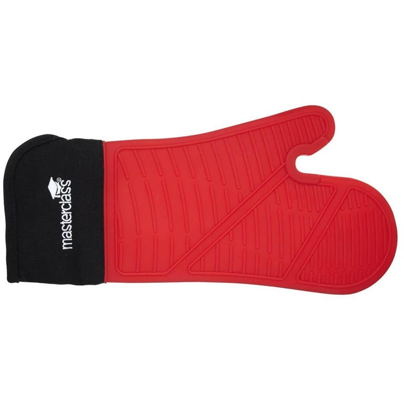 Masterclass Red Silicone Oven Gauntlet
