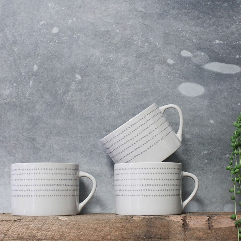 Nkuku Bria Grey Mug