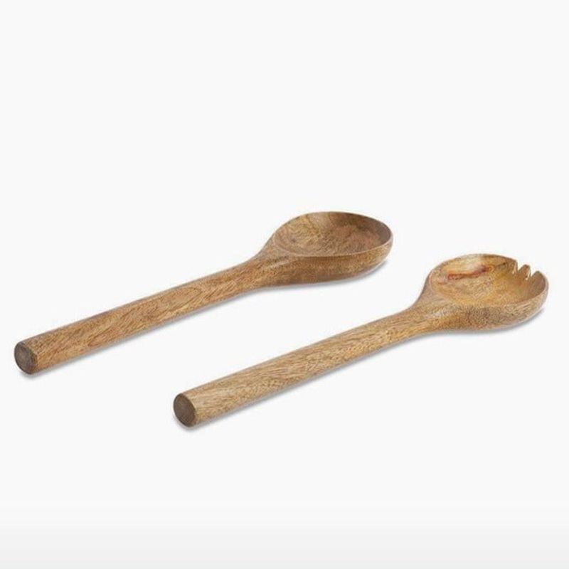Nkuku Mango Wood Salad Servers