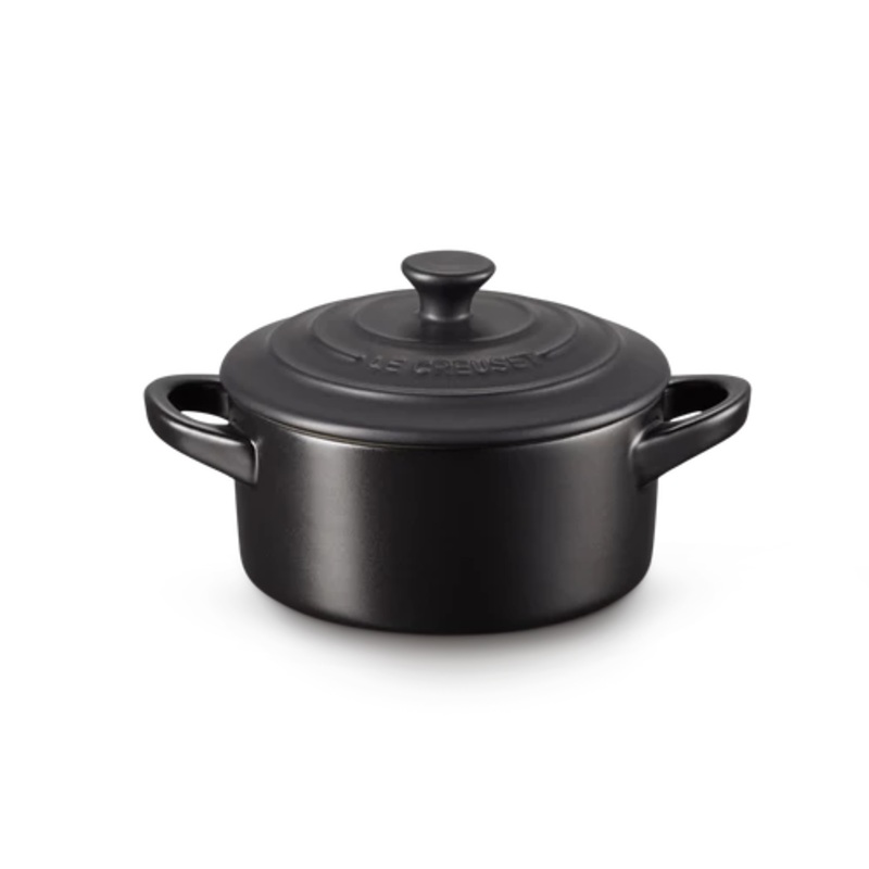 Le Creuset Stoneware Satin Black Petite Casserole