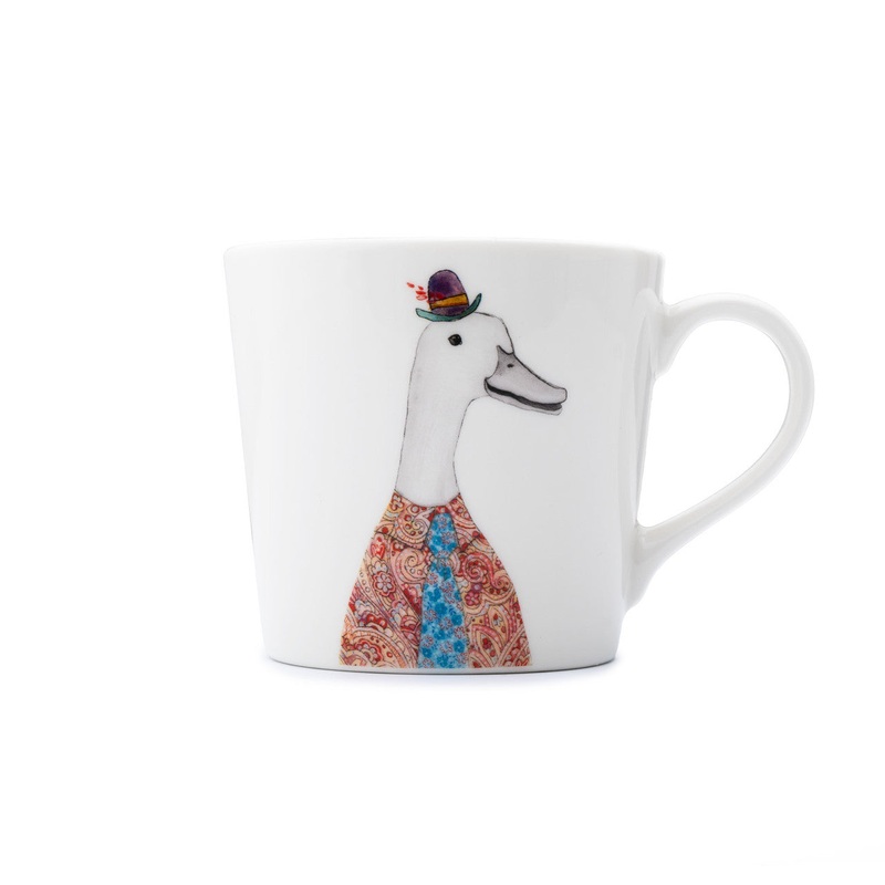 Mikasa Tipperleyhill Duck Print Fine China Mug