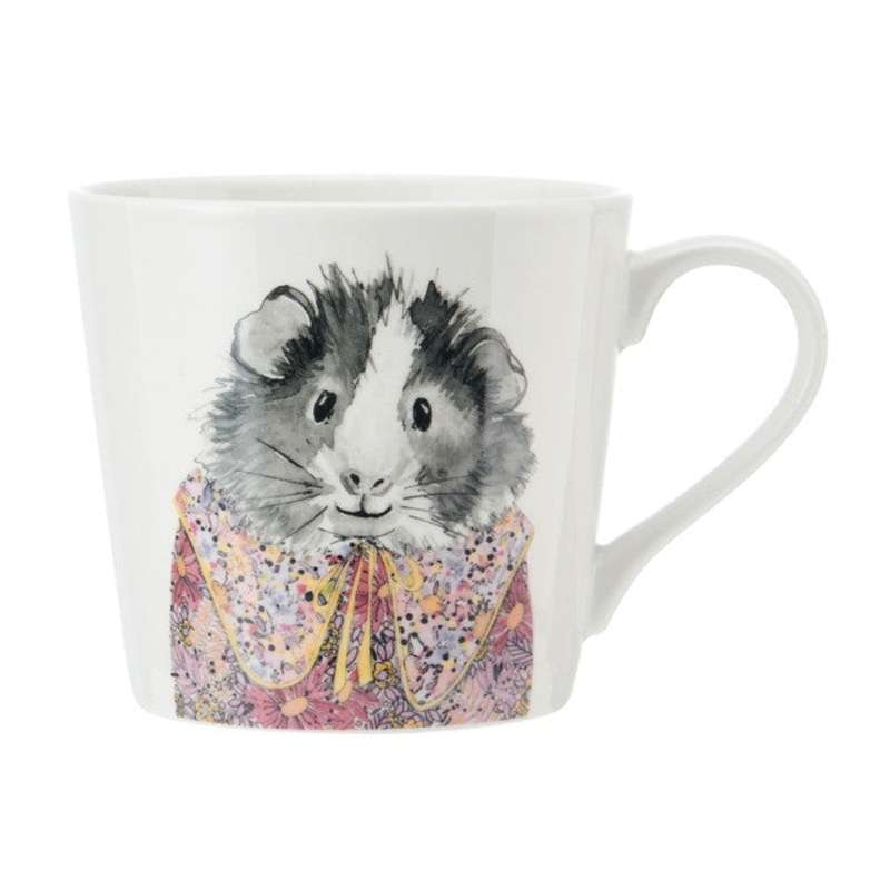 Mikasa Tipperleyhill Guinea Pig Print Fine China Mug