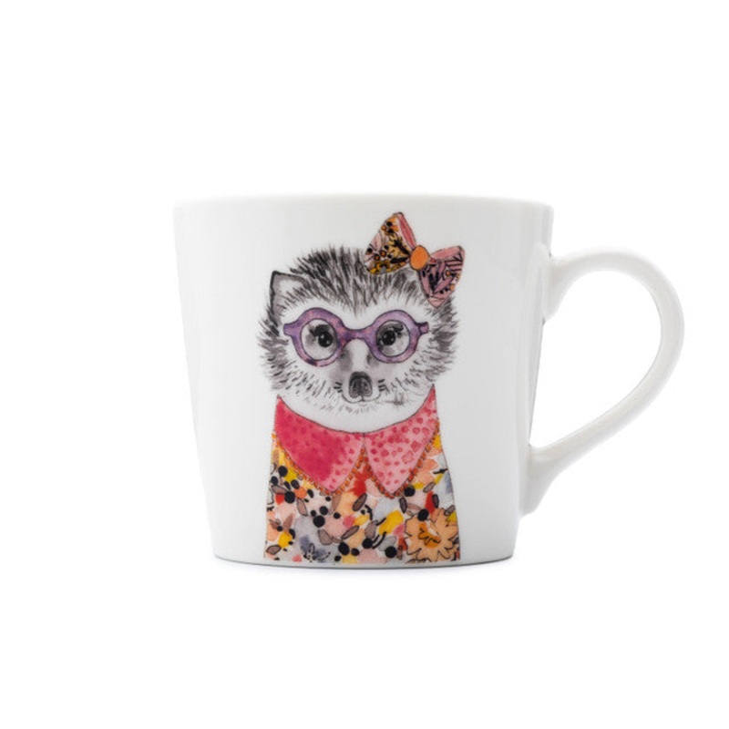 Mikasa Tipperleyhill Hedgehog Print Fine China Mug