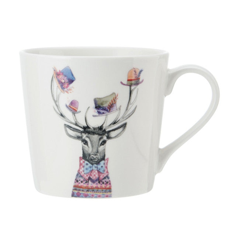 Mikasa Tipperleyhill Stag Print Fine China Mug