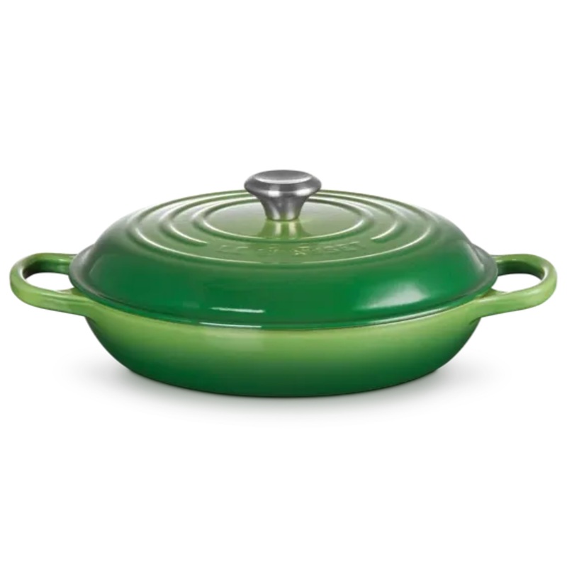 Le Creuset Signature Cast Iron Bamboo 30cm Shallow Casserole